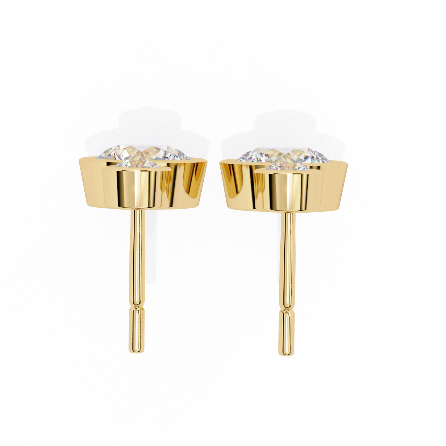 1.66 Carat Lab Grown Diamond Earrings – Round Brilliant Cut – Diamond Studded Drop Earrings – Lustraa’s Diamond Earrings
