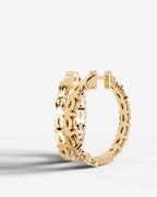 Lab Grown Diamond Inside-Out Hoop Earrings