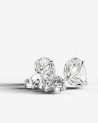 Lab Grown Diamond Oval Solitaire Stud Earrings