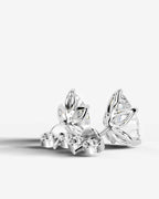 Lab Grown Diamond Pear Solitaire Stud Earrings