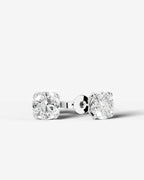 Lab Grown Diamond Classic Solitaire Stud Earrings