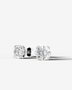 Lab Grown Diamond Classic Solitaire Stud Earrings