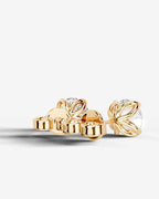 Lab Grown Diamond Classic Solitaire Stud Earrings