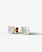 Lab Grown Diamond Classic Solitaire Stud Earrings