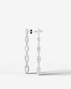 Lab Grown Diamond Marquise Drop Earrings