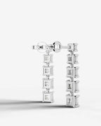 Lab Grown Diamond Princess Drop Earrings