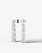 Lab Grown Diamond Princess Drop Earrings