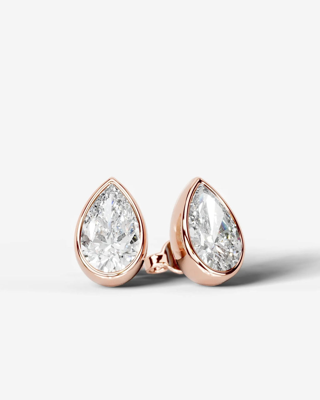 Lab Grown Diamond Pear Drop Earrings