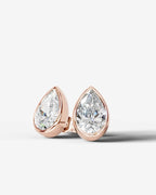 Lab Grown Diamond Pear Drop Earrings