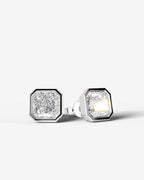Lab Grown Diamond Deco Octagon Earrings