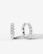 Lab Grown Diamond Essential Pavé Hoop Earrings