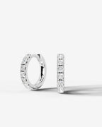 Lab Grown Diamond Essential Pavé Hoop Earrings