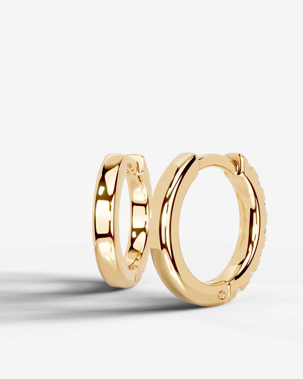 Lab Grown Diamond Essential Pavé Hoop Earrings