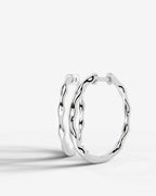 Lab Grown Diamond Twisted Gold Vine Earrings