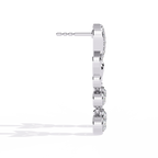 Butterfly Diamond Earrings – Lab Grown Round Brilliant Cut Studded Drop Earrings - Lustraa’s Diamond Earrings