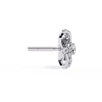 Floral Knot Lab Grown Diamond Earrings | Infinity Flower Studs | Sustainable Luxury Diamond Jewelry –Lustraa’s Floral Earrings