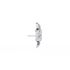 2.05 Carat Modern Swirl Lab Grown Diamond Earrings | Dual Round Diamond Studs | Ethical Sustainable Designer Jewelry –Lustraa’s Diamond Earrings