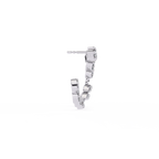 Leaf Motif Lab Grown Diamond Hoop Earrings | Round Diamond in Marquise Design | Sustainable Floral Hoops –Lustraa’s Floral Earrings