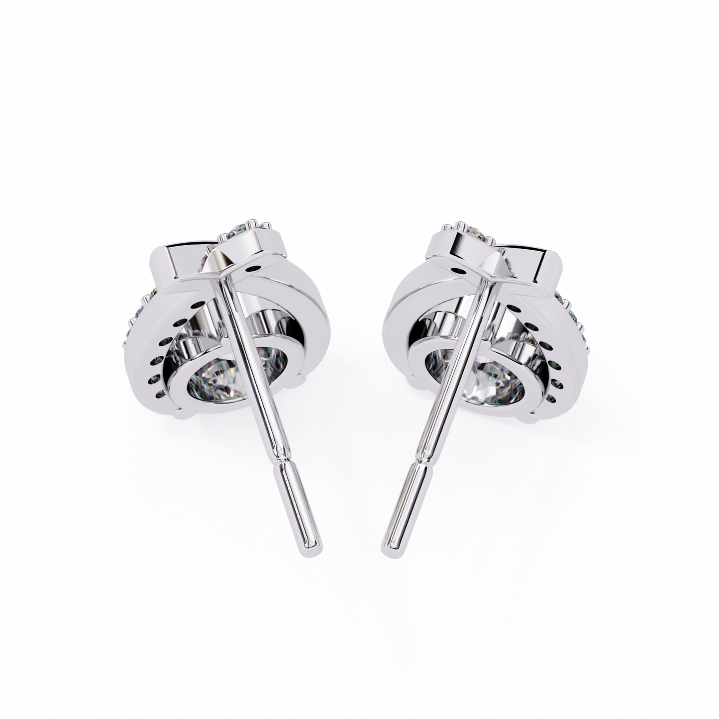 Dazzling 1.27 Carat Round Cut Lab Grown Diamond Earrings – Sustainable Luxury Fine Jewelry for Timeless Elegance –Lustraa’s Diamond Earrings