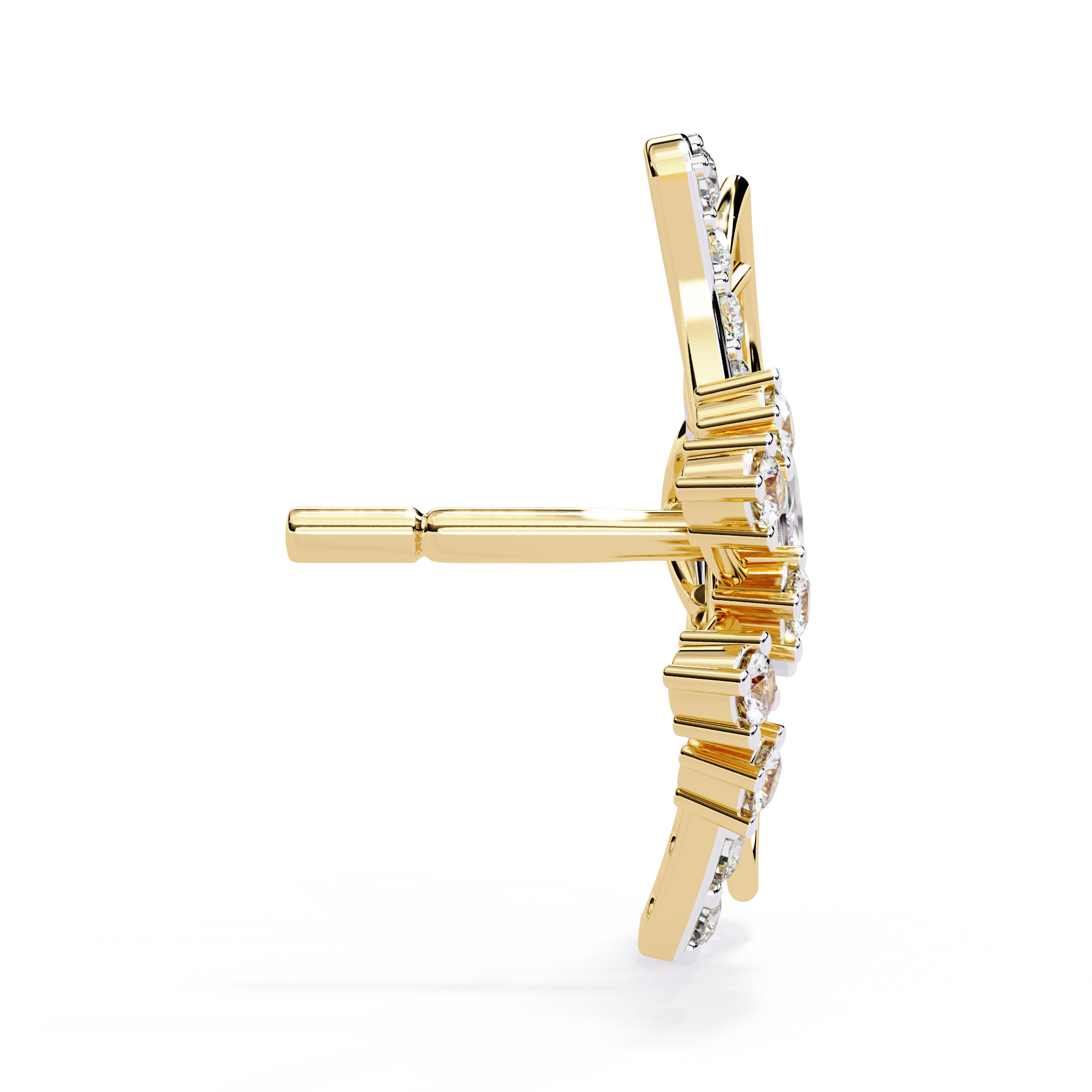 Butterfly Inspired Lab Grown Diamond Earrings – Nature-Inspired Sustainable Luxury Fine Jewelry for Women –Lustraa’s Butterfly Earrings