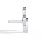 Paw Print Lab Grown Diamond Earrings – Sustainable Pet Lover Jewelry – Animal Paw Studs with Eco-Friendly Diamonds –Lustraa’s Minimalist Earrings