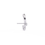 Modern Crescent Lab Grown Diamond Earrings – Morden Contemporary Studs – Sustainable & Ethical Fine Jewelry – Lustraa’s Diamond Earrings