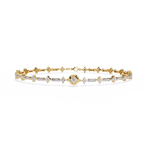 Round Cut Lab Grown Diamond Bracelet– Elegant Diamond Bracelet for Women – Fine Jewelry Gift -Lustraa’s Diamond Bracelet