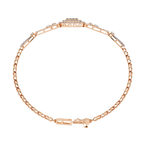 Round Lab Grown Diamond Cushion Cluster Bracelet – Pavé Diamond Bangle – Sustainable Fine Jewelry – Lustraa’s Minimalist Bracelet