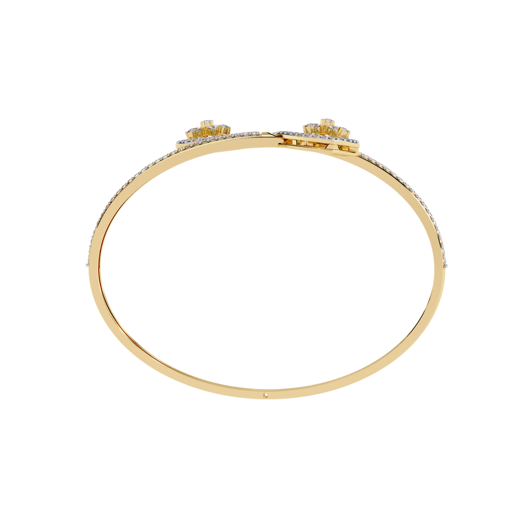Designer Open Cuff Bracelet – Teardrop End Minimalist Bangle – Lustraa’s Open Cuff Bracelet