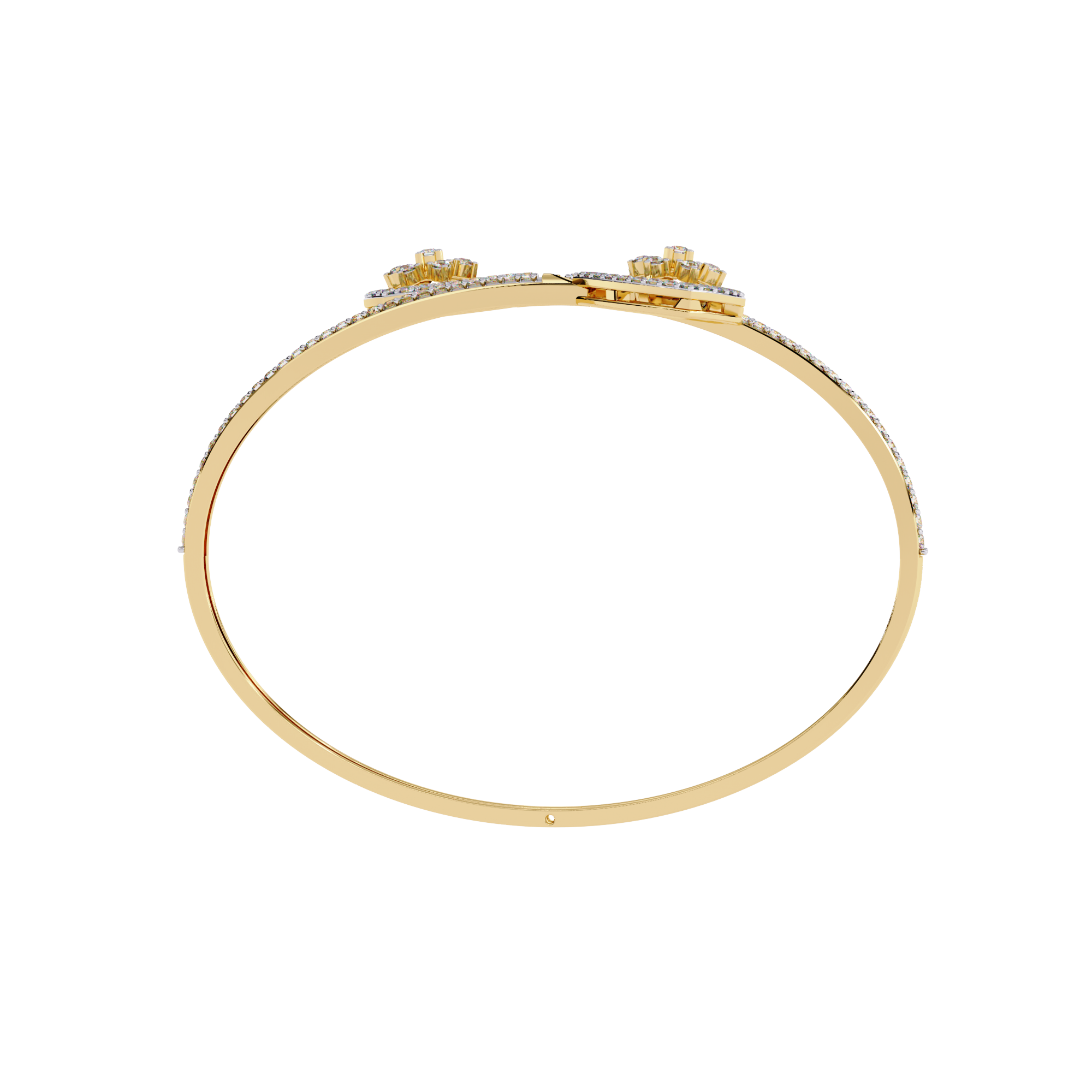 Designer Open Cuff Bracelet – Teardrop End Minimalist Bangle – Lustraa’s Open Cuff Bracelet