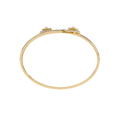 Designer Open Cuff Bracelet– Teardrop End Minimalist Bangle – Elegant Gold or Silver Bracelet- Lustraa’s Open Cuff Bracelet