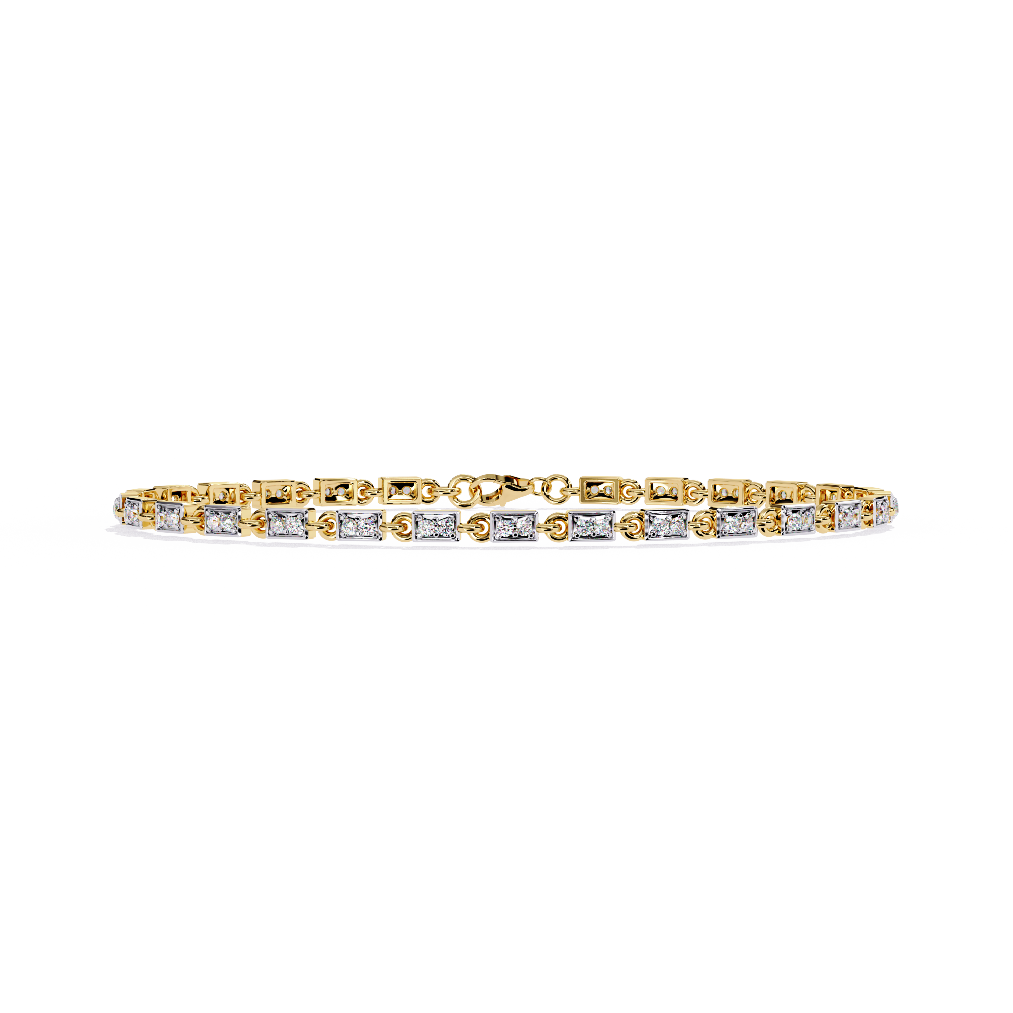 Round Cut Diamond Tennis Bracelet– Elegant Lab Grown Diamond Bracelet - Lustraa’s Tennis Bracelet