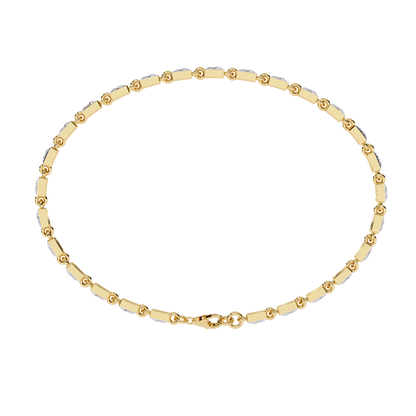 Round Cut Diamond Tennis Bracelet– Elegant Lab Grown Diamond Bracelet - Lustraa’s Tennis Bracelet