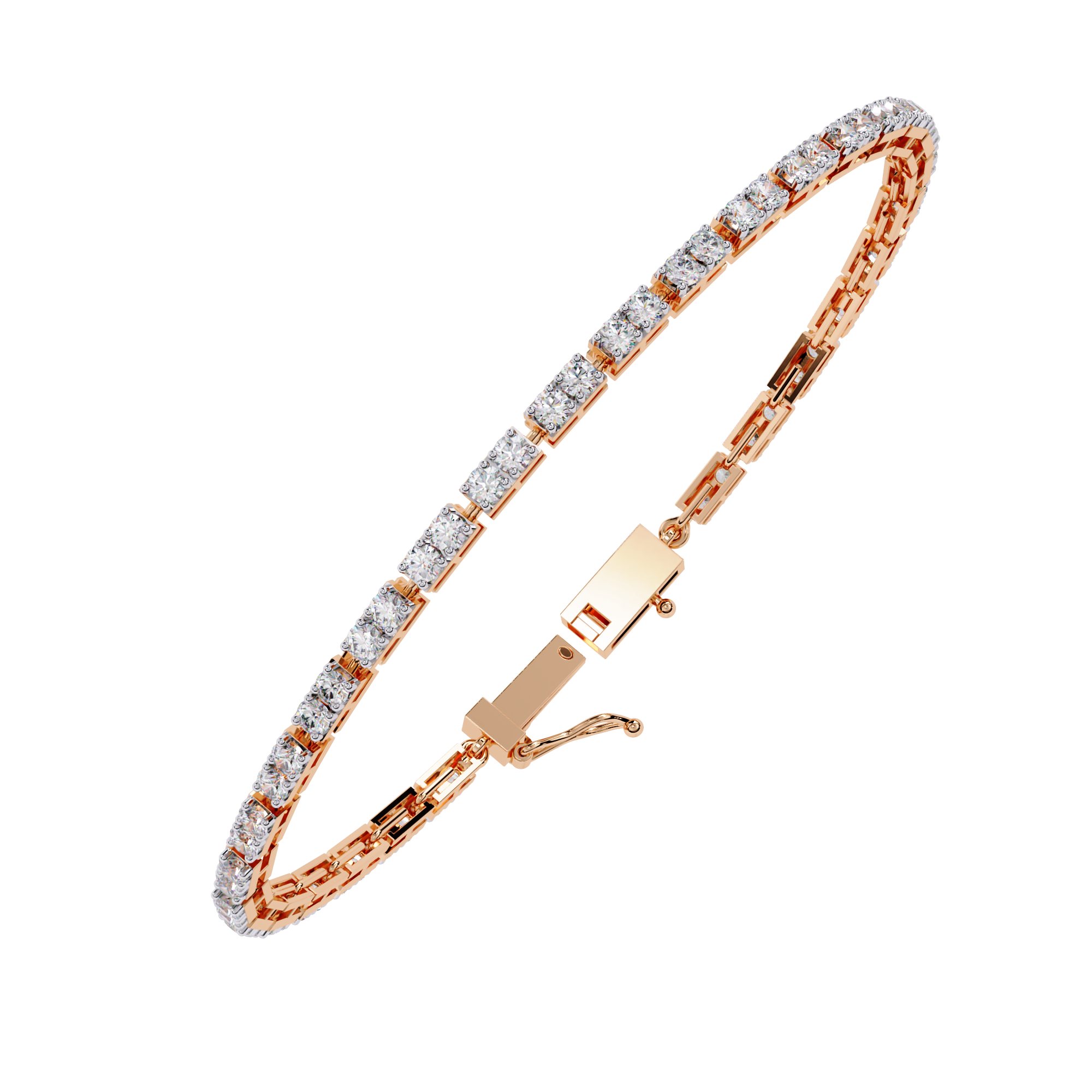 Classic Tennis Bracelet – Elegant Lab Grown Diamond Bracelet – Lustraa’s Tennis Bracelet