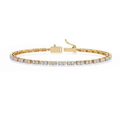 Classic Tennis Bracelet |Lab Grown Diamond Tennis Bracelet | Elegant Lab Diamond Bracelet - Lustraa’s Tennis Bracelet