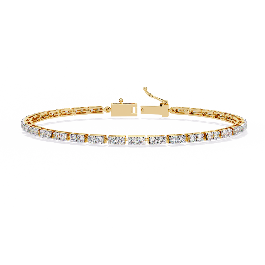 Classic Tennis Bracelet – Elegant Lab Grown Diamond Bracelet – Lustraa’s Tennis Bracelet