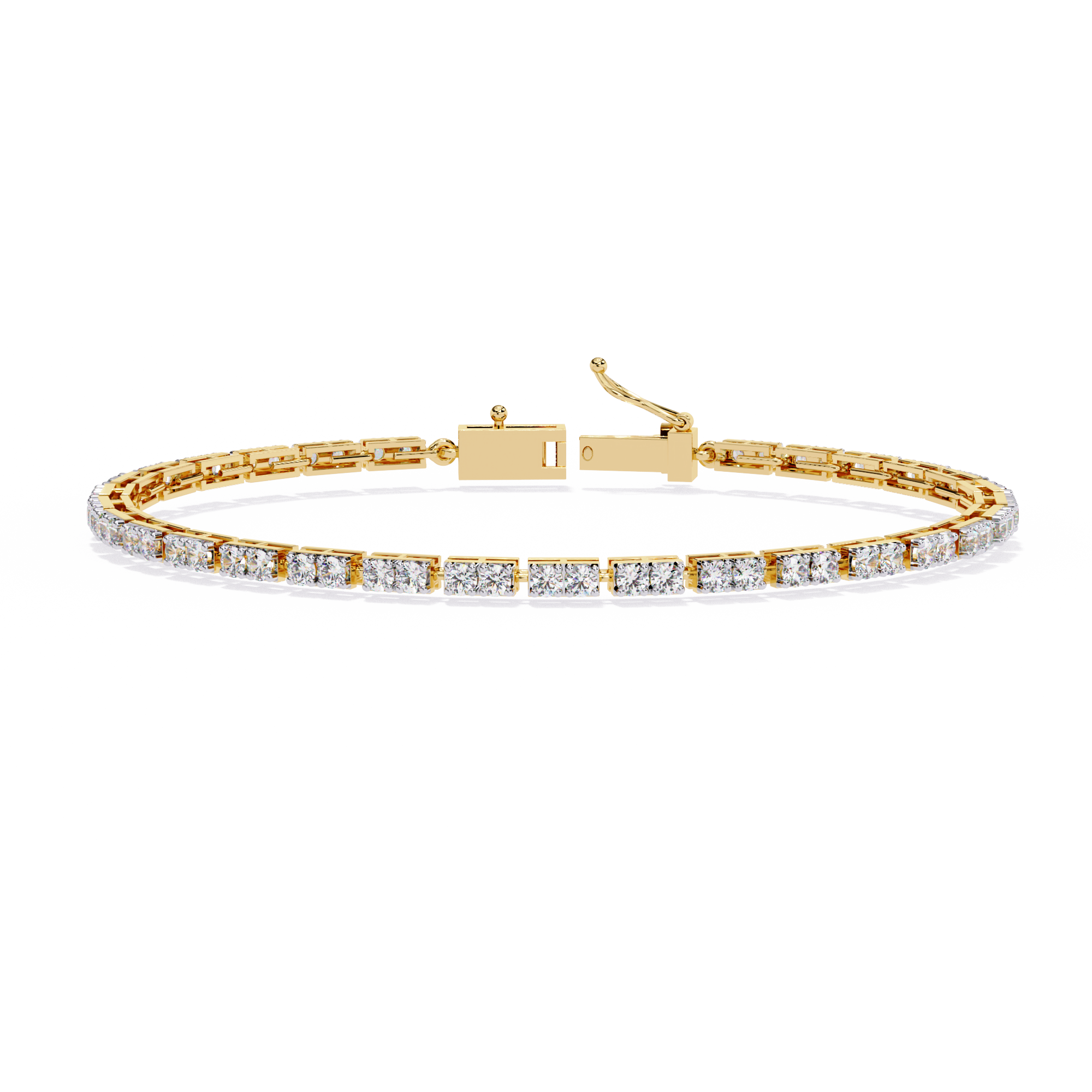 Classic Tennis Bracelet – Elegant Lab Grown Diamond Bracelet – Lustraa’s Tennis Bracelet