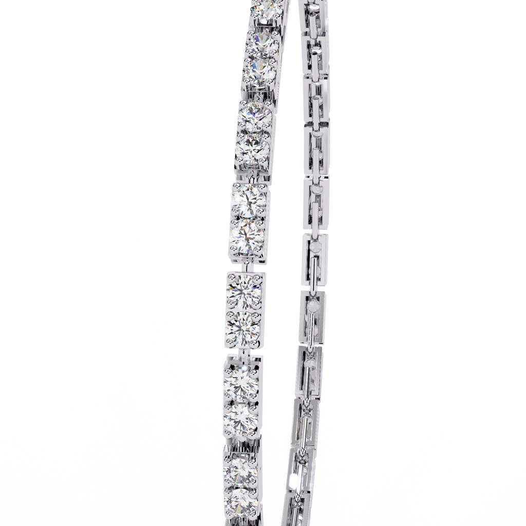 Classic Tennis Bracelet – Elegant Lab Grown Diamond Bracelet – Lustraa’s Tennis Bracelet