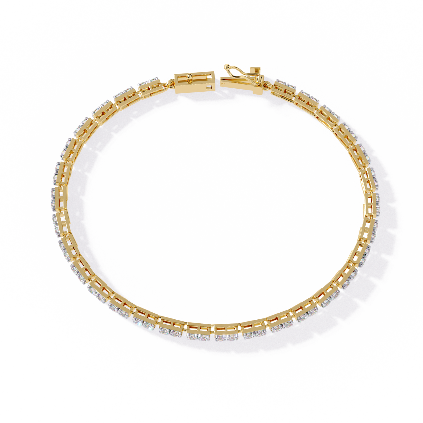 Classic Tennis Bracelet |Lab Grown Diamond Tennis Bracelet | Elegant Lab Diamond Bracelet - Lustraa’s Tennis Bracelet