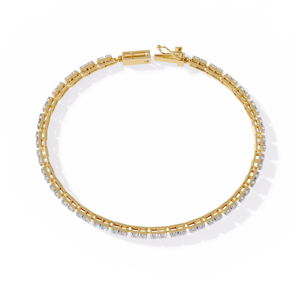 Classic Tennis Bracelet – Elegant Lab Grown Diamond Bracelet – Lustraa’s Tennis Bracelet