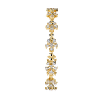 Floral Lab Grown Diamond Bracelet – Flower Motif Daimond Bracelet – Sustainable Diamond Jewelry – Lustraa’s Floral Bracelet
