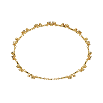 Floral Lab Grown Diamond Bracelet | Flower Motif Daimond Bracelet | Sustainable Diamond Jewelry -Lustraa’s Floral Bracelet