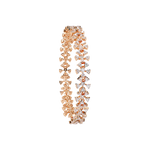 Floral Designer Lab Grown Diamond Bracelet – Statement Ethical Jewelry – Lustraa’s Floral Bracelet