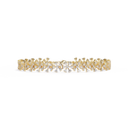 Floral Designer Lab Grown Diamond Bracelet – Statement Ethical Jewelry – Lustraa’s Floral Bracelet