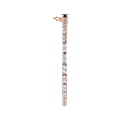 Classic Lab Grown Diamond Tennis Bracelet | Round Cut Sustainable Diamond Bracelet - Lustraa’s Tennis Bracelet