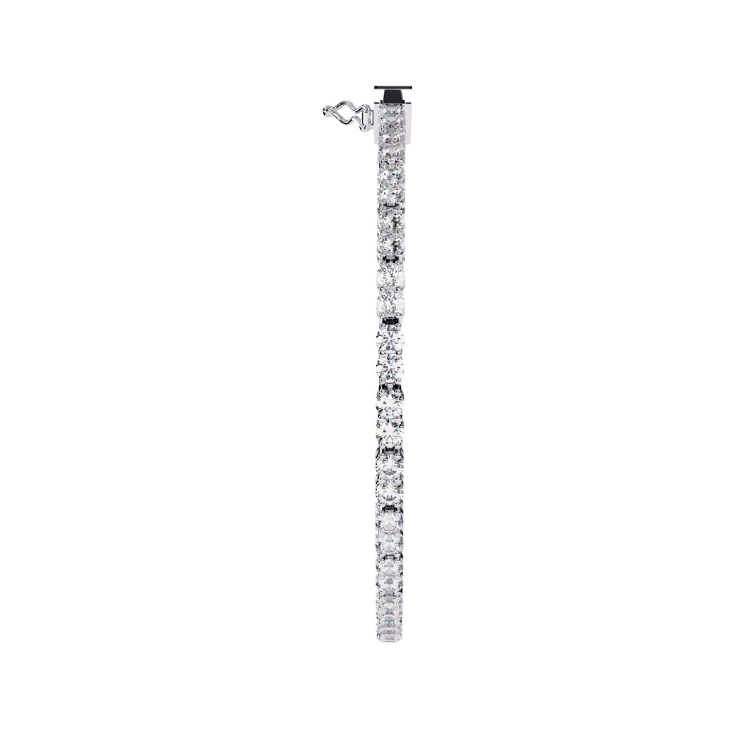 Classic Lab Grown Diamond Tennis Bracelet – Round Cut Sustainable Diamond Bracelet – Lustraa’s Tennis Bracelet