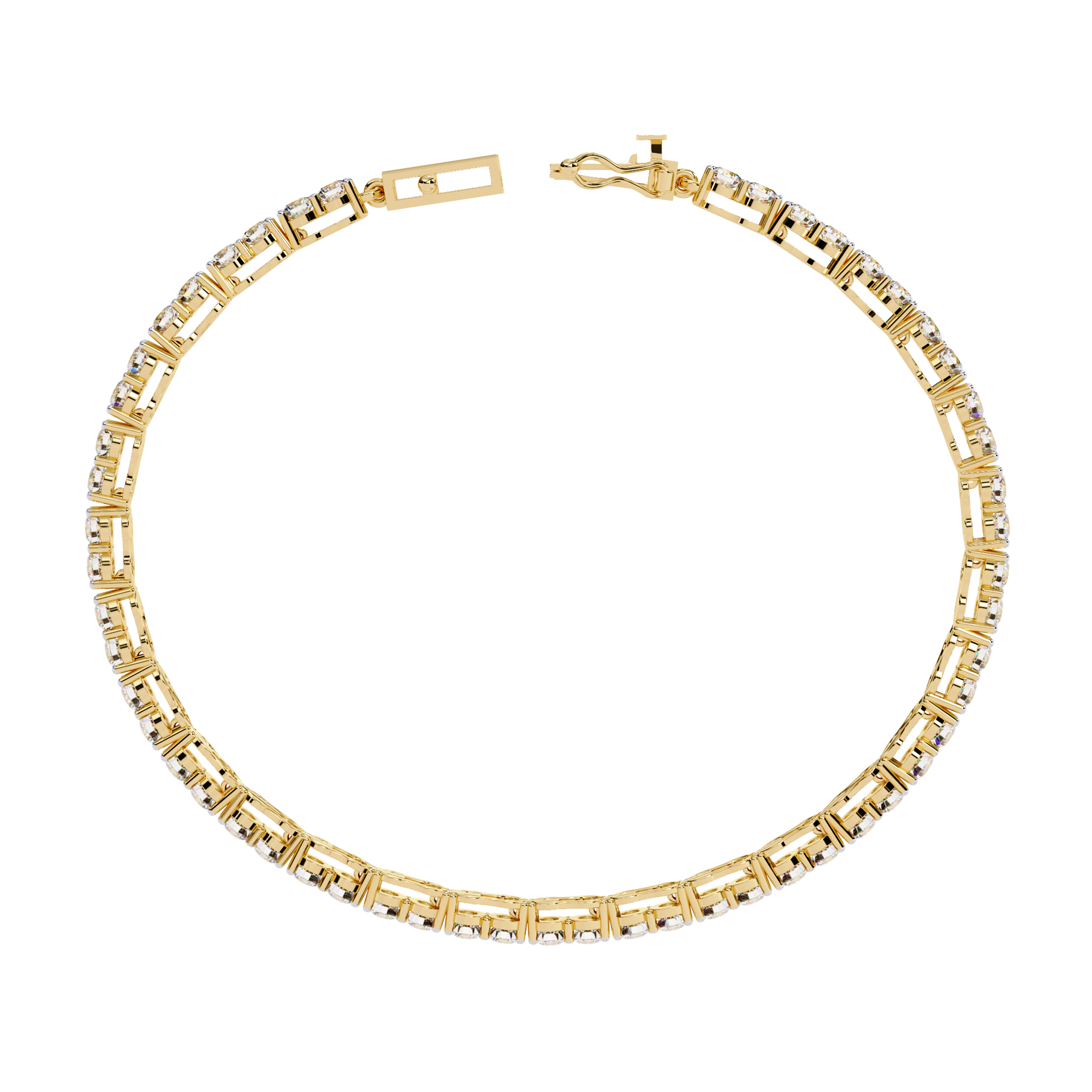 Classic Lab Grown Diamond Tennis Bracelet – Round Cut Sustainable Diamond Bracelet – Lustraa’s Tennis Bracelet