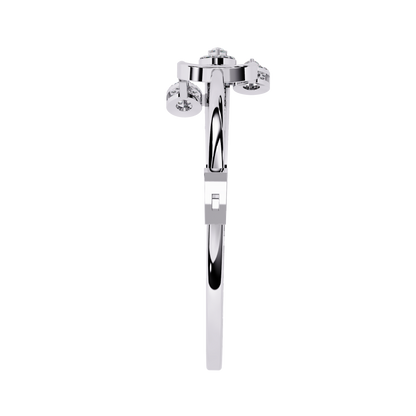 Pear Cut Lab Grown Diamond Bangle Bracelet | Designer Bracelet with Sustainable Diamonds - Lustraa’s Diamond Bracelet