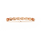 Vintage-Inspired Diamond Bracelet – Chain Linked Lab Created Diamond Bangle – Lustraa’s Diamond Bracelet