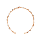 Designer Flower Motif Bangle Bracelet – Lab Grown Diamond Floral Bracelet – Lustraa’s Floral Bracelet